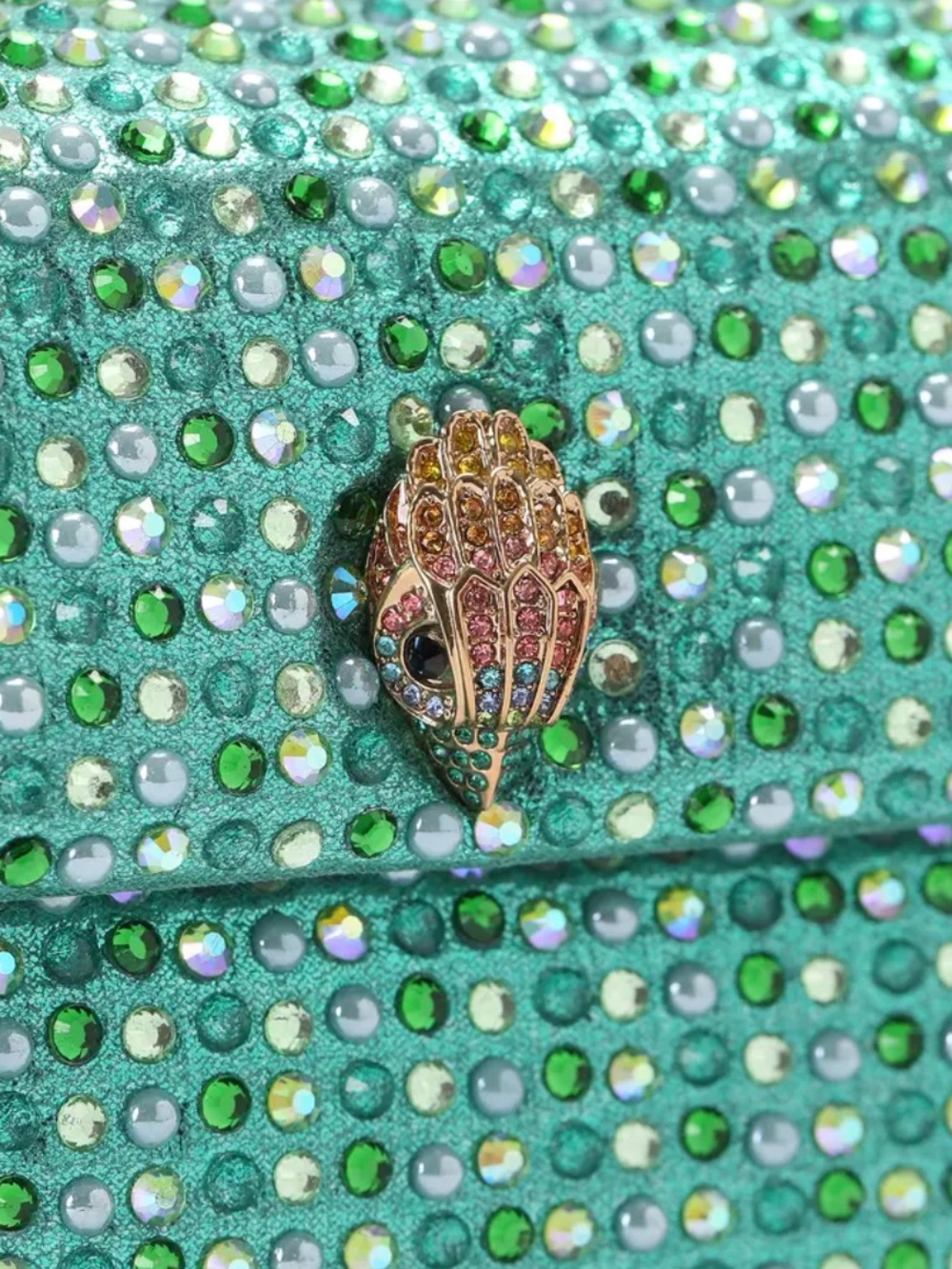 Kurt Geiger 🦅 NWT! Pickle Crystal-Embellished Multi Way Bag - Picture 6 of 16